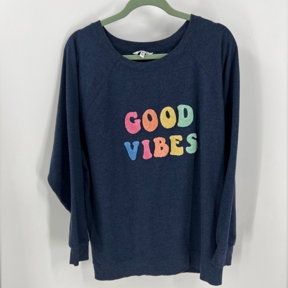 Wild fox oversized good vibes sweatshirt.XL